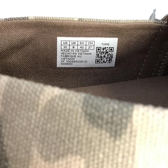 Toms Alpargata Forest Camo Canvas Shoe - Picture 7 of 9